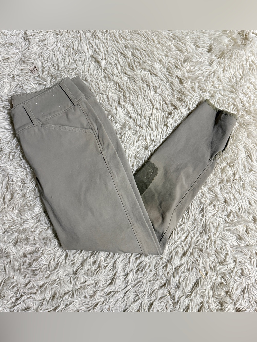 Women’s Size 26R Tan Tailored Sportsman Knee Patch Horseback Riding Breeches